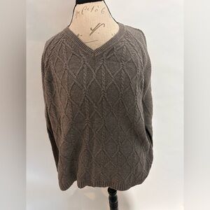 Sonoma Women’s V-Neck Cable Knit Sweater